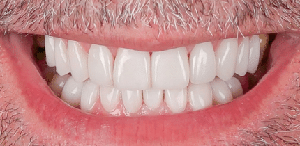 Case 2 Image bottom teeth after a crown